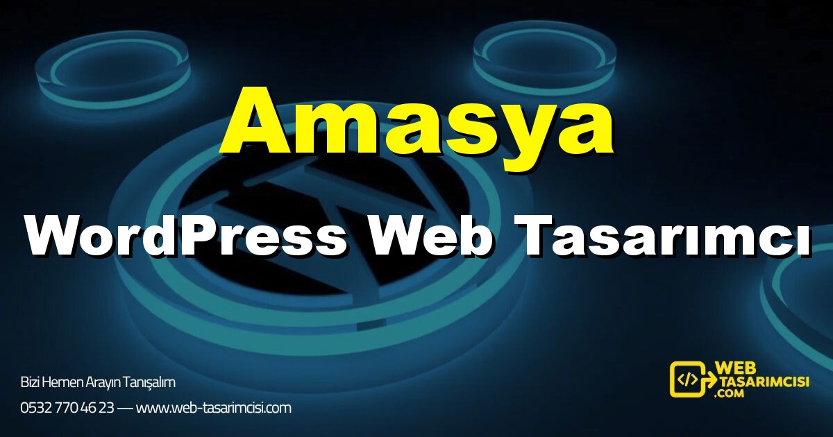 Amasya WordPress Web Tasarımcı - Amasya WordPress Tema Tasarımı | Amasya WordPress Kurulum | web-tasarimcisi.com