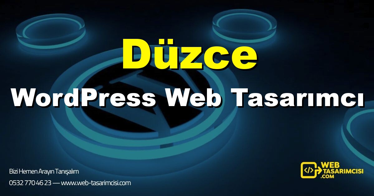 Düzce WordPress Web Tasarımcı - Düzce WordPress Tema Tasarımı | Düzce WordPress Kurulum | web-tasarimcisi.com